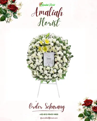 Krans Bunga Duka Cita di Asem Rowo