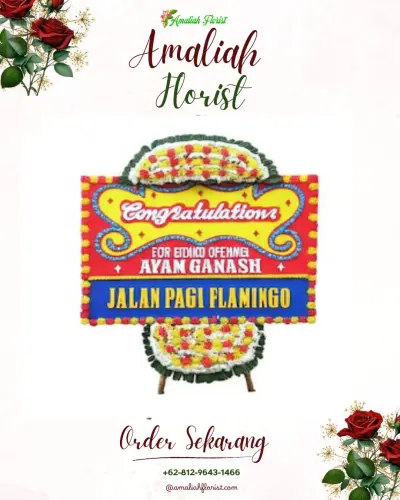 Bunga Papan Congratulation di Asem Rowo